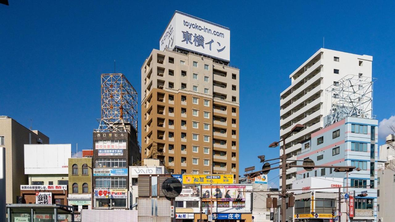 Toyoko Inn Okayama Eki Nishi Guchi Hiroba Ngoại thất bức ảnh